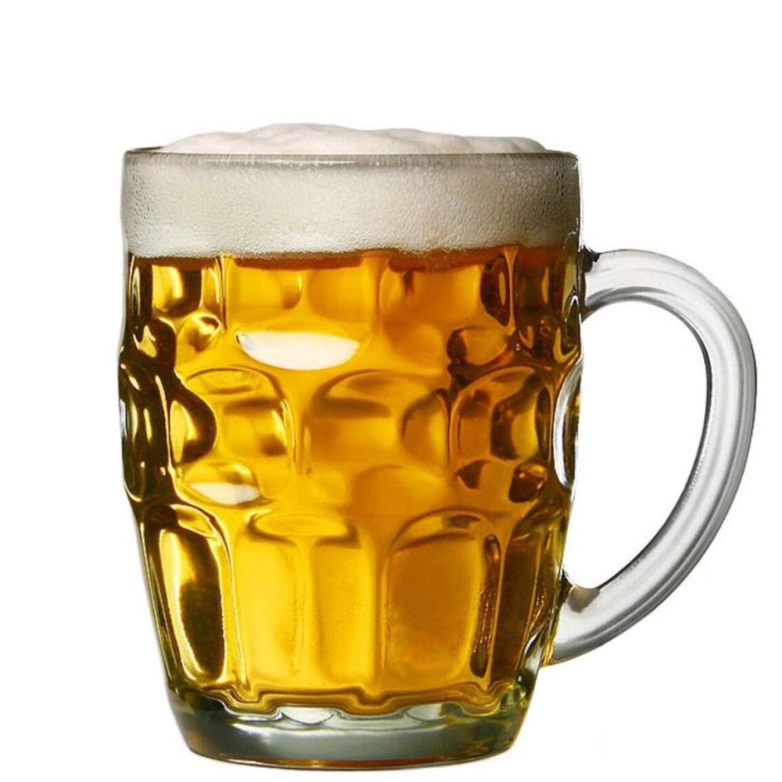 Dimple beer tankard 50 cl