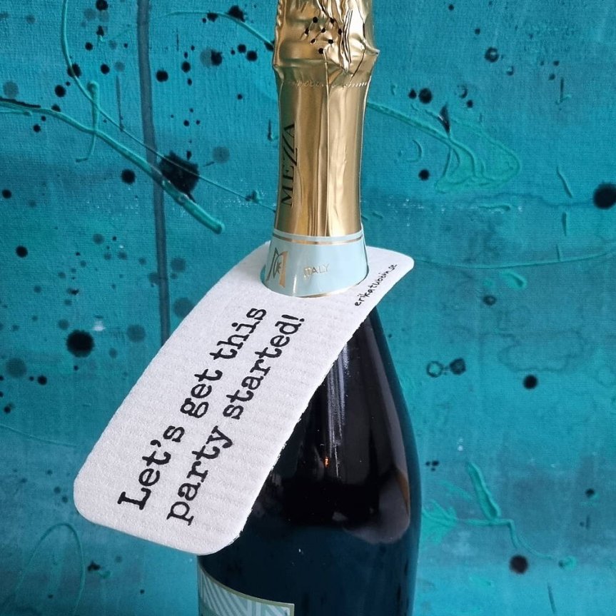 Dish cloth card PARTY