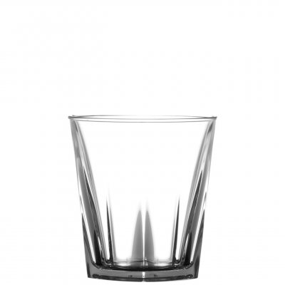 Elite plastic whiskey glass