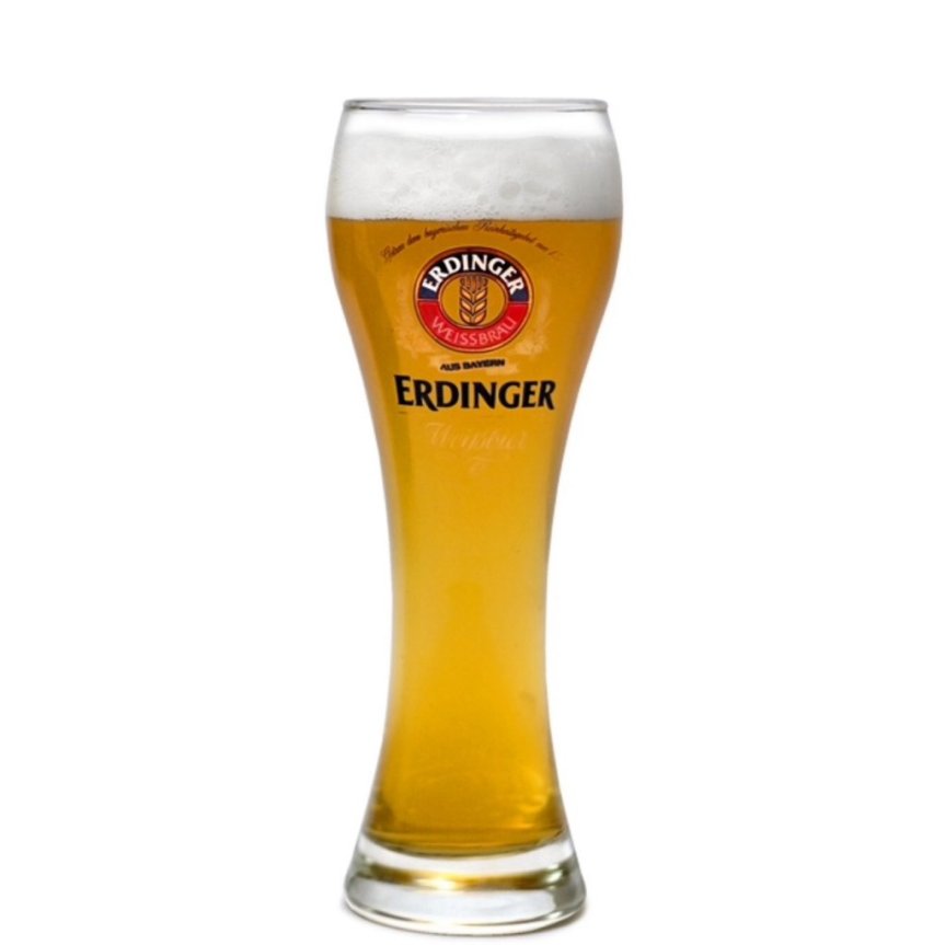 Erdinger Weissbier beer glass