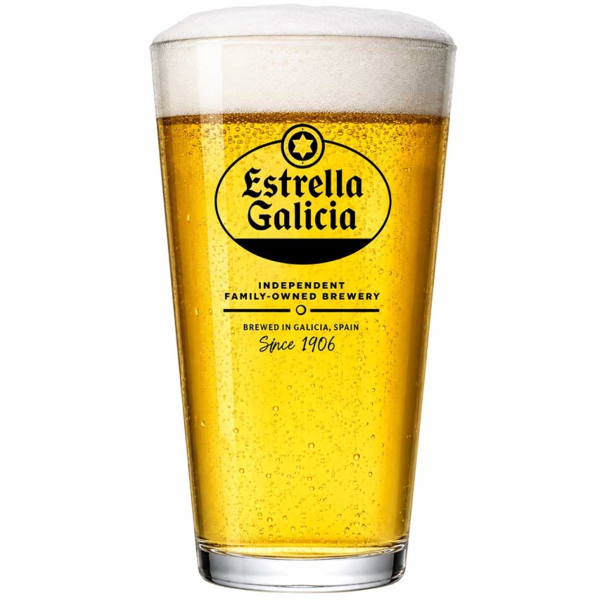 Zoom image of Estrella Galicia Beer Glass 40 cl