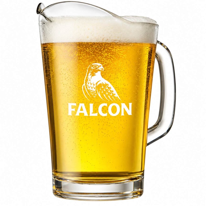 Zoom image of Falcon Beer pitcher 1,5 liters