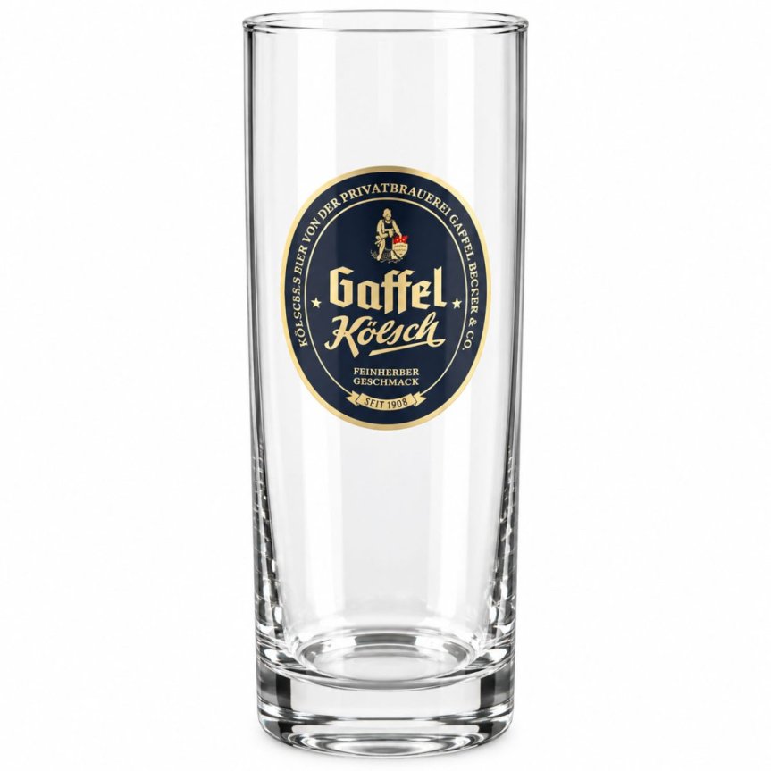 Zoom image of Gaffel Kölsch beer glass 20 cl