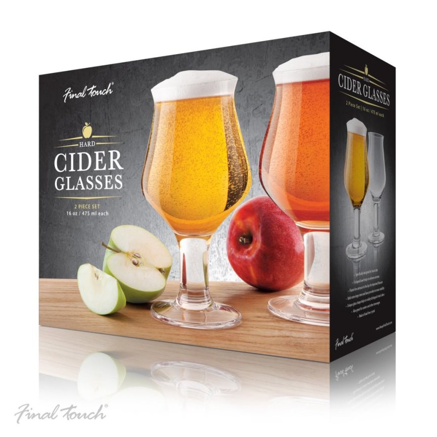 Final Touch cider glass 2-pack