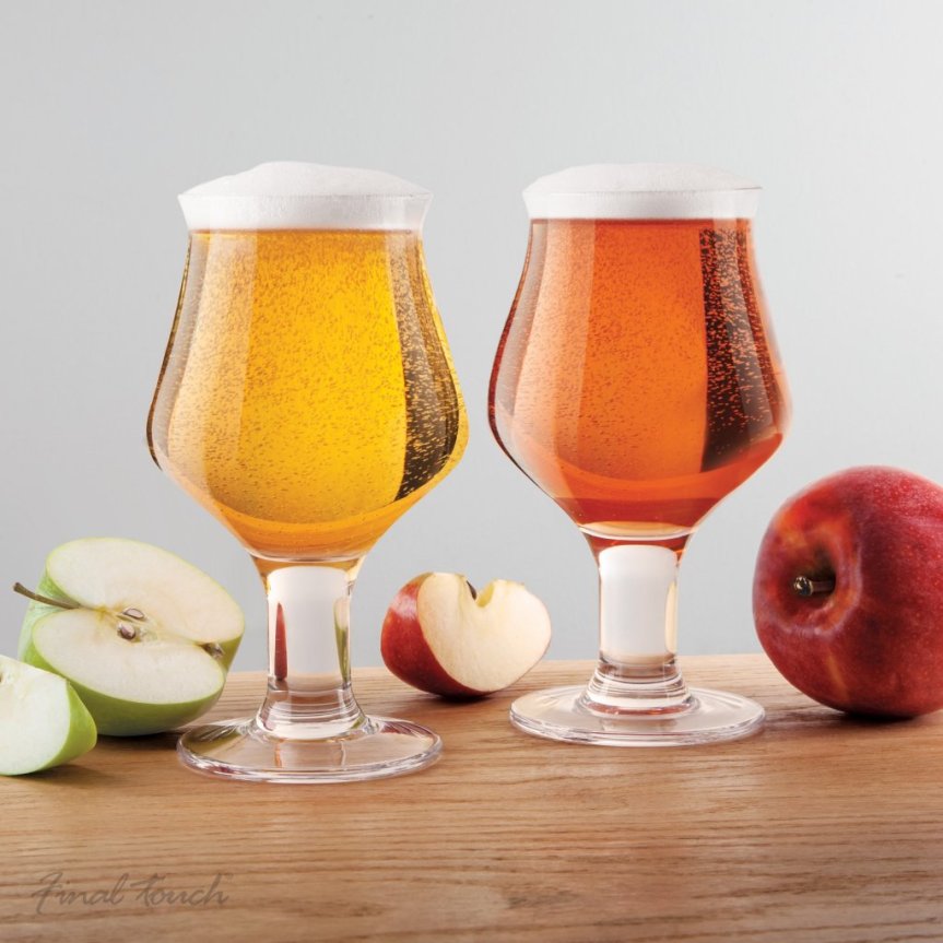 Final Touch cider glass 2-pack