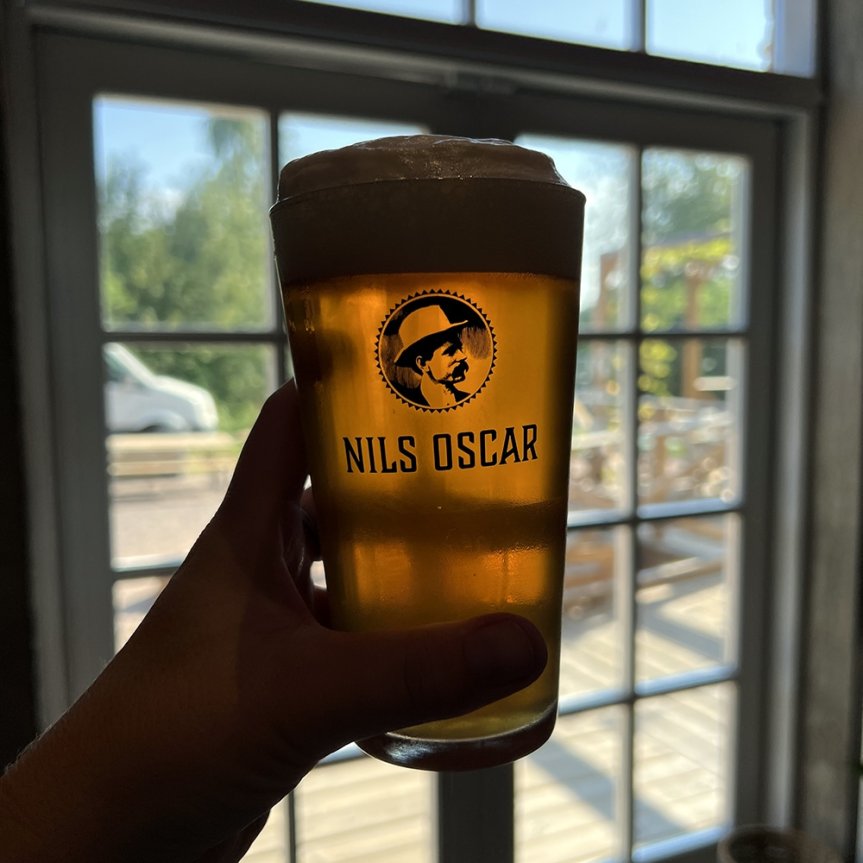 Nils Oscar beer glass 47 cl