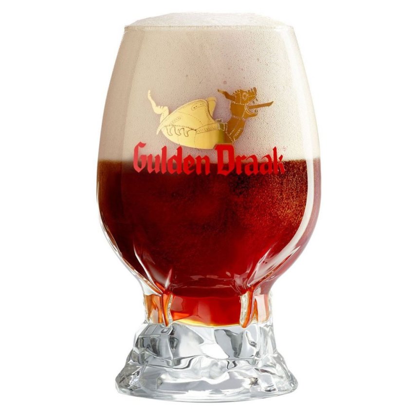 Gulden Draak beer glass