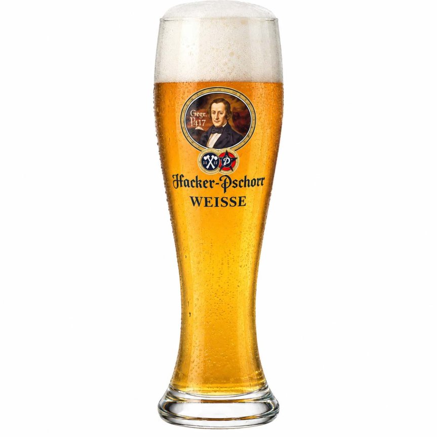 Zoom image of Hacker Pschorr Weisse beer glass 50 cl