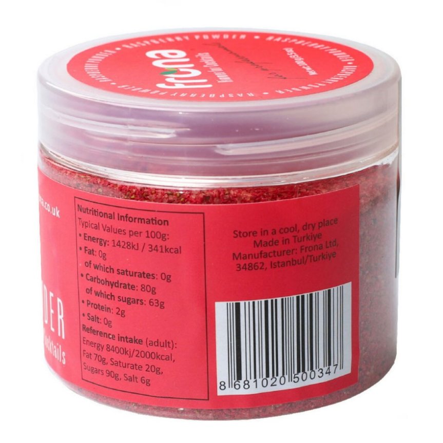 Cocktail rimmer raspberry 100 grams