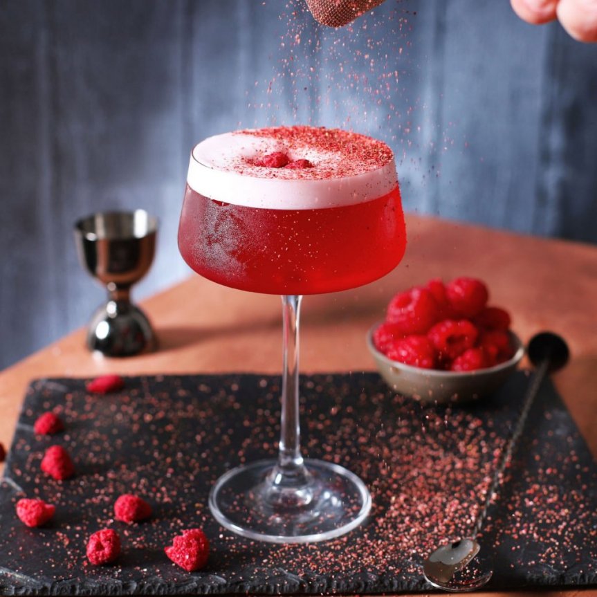 Cocktail rimmer raspberry 100 grams
