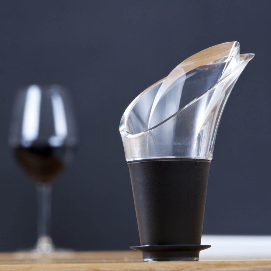 Zoom image of Wine Server Pourer Black 2-Pack