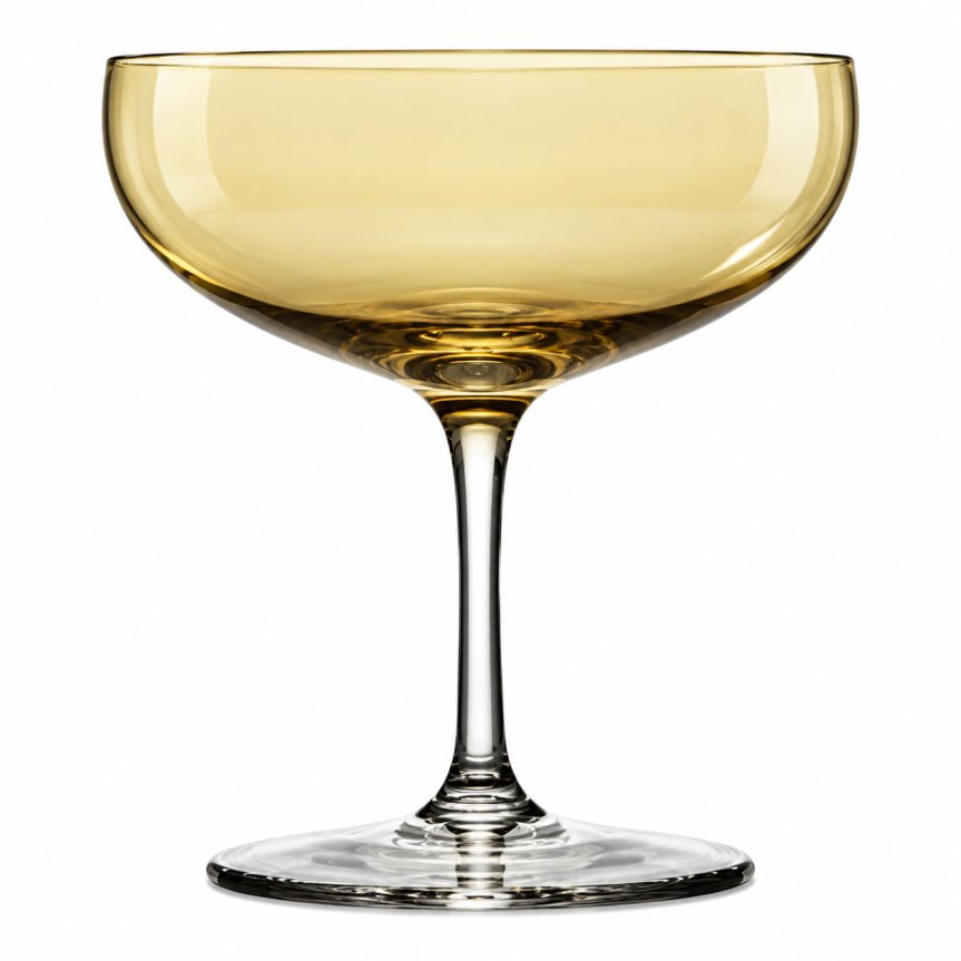 Zoom image of Magnor Happy Champagne glass Yellow Coupe 28 cl