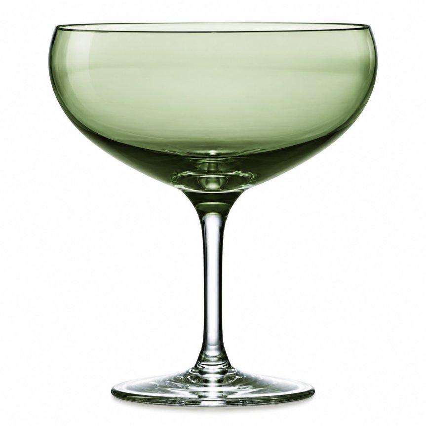 Zoom image of Magnor Happy Champagne glass Green Coupe 28 cl