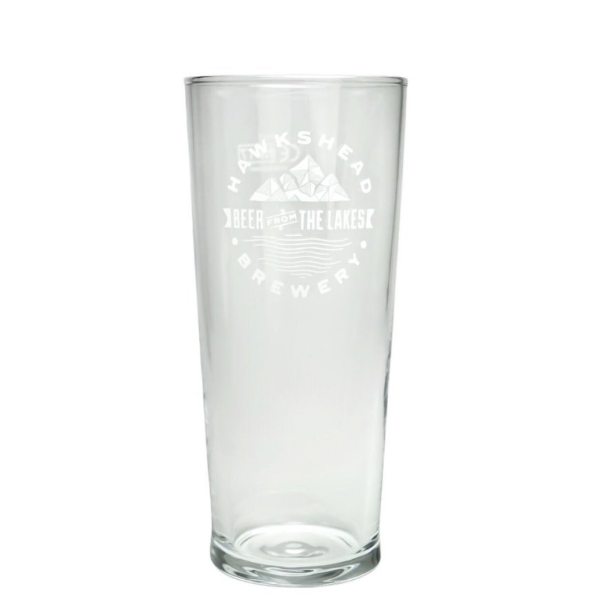 Hawkshead Brewery beer glass 1 pint