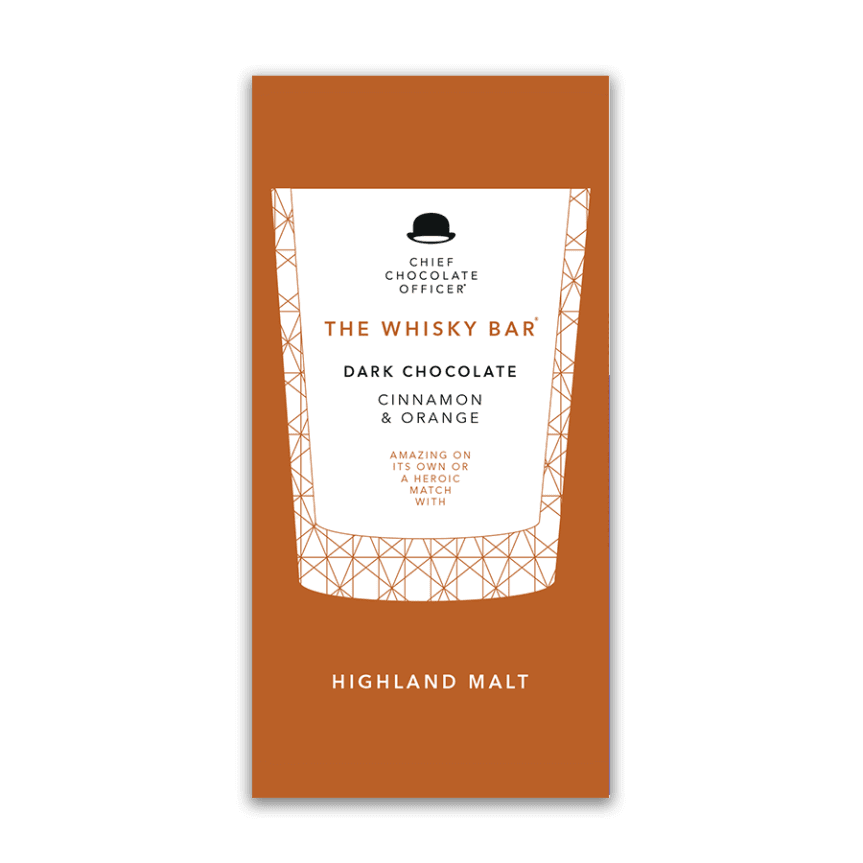 The Whisky Bar Highland chocholate 100 gram