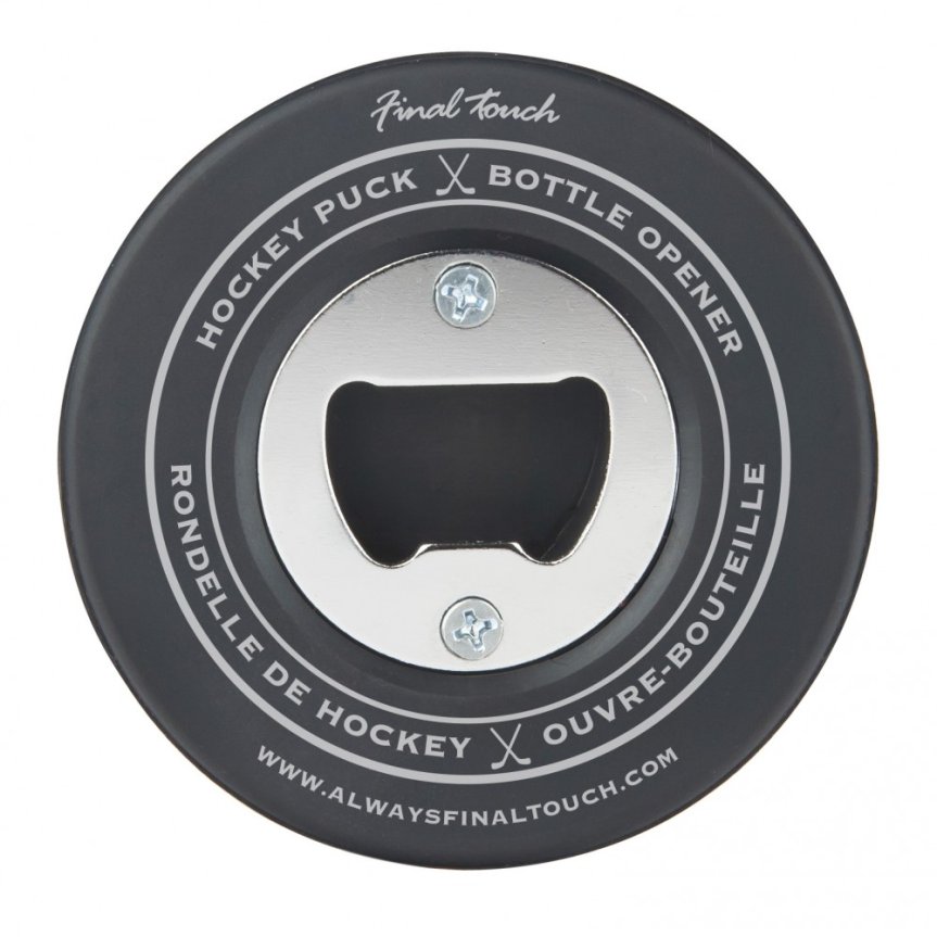 Hockey Puck cap opener Final Touch