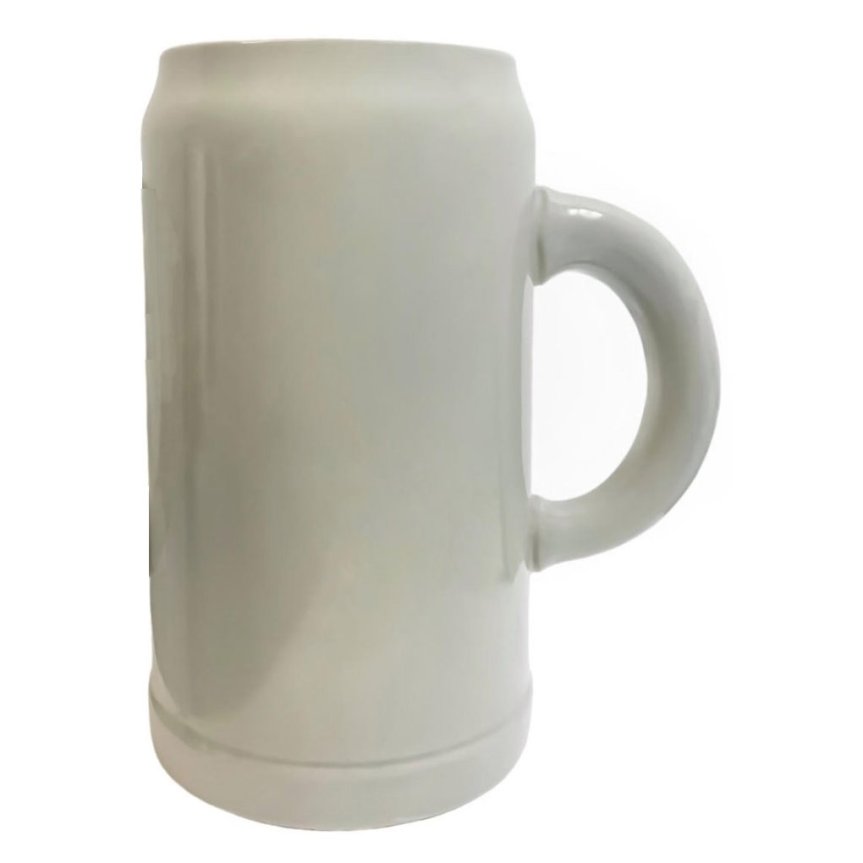 Humpen Grey ceramic beer tankard 2 l