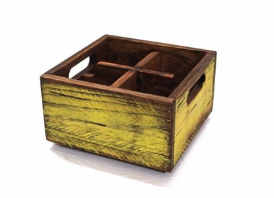 Wooden Box Pistache - small