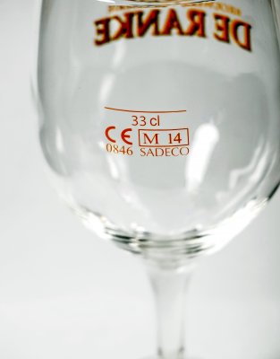 De Ranke beer glass 33 cl