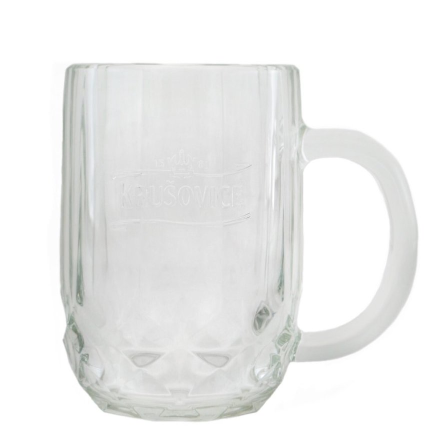 Krusovice ölsejdel beer tankard 50 cl