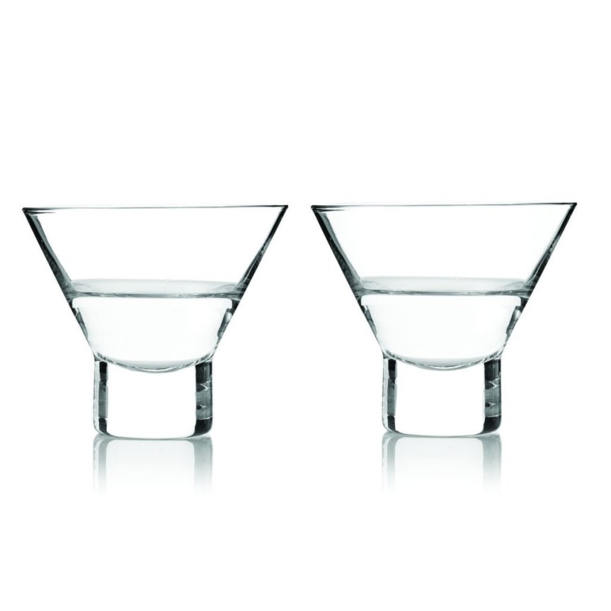 Martiniglas utan stjälk 2-pack