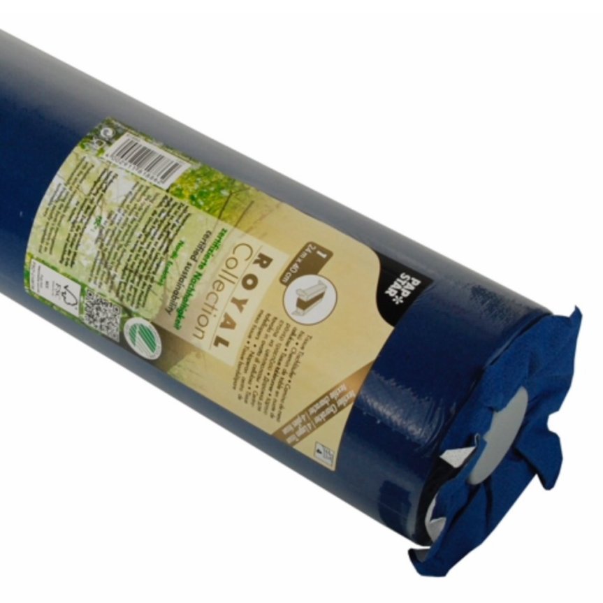 Table runner in napkin paper, blue