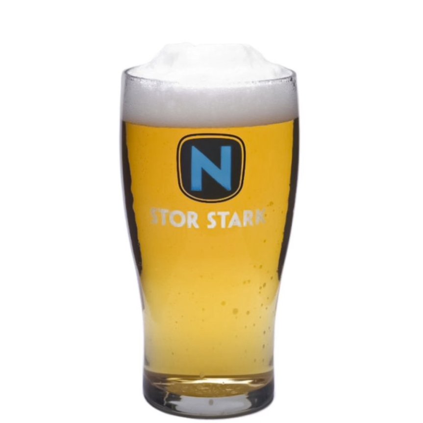 N Stor Stark beer glass