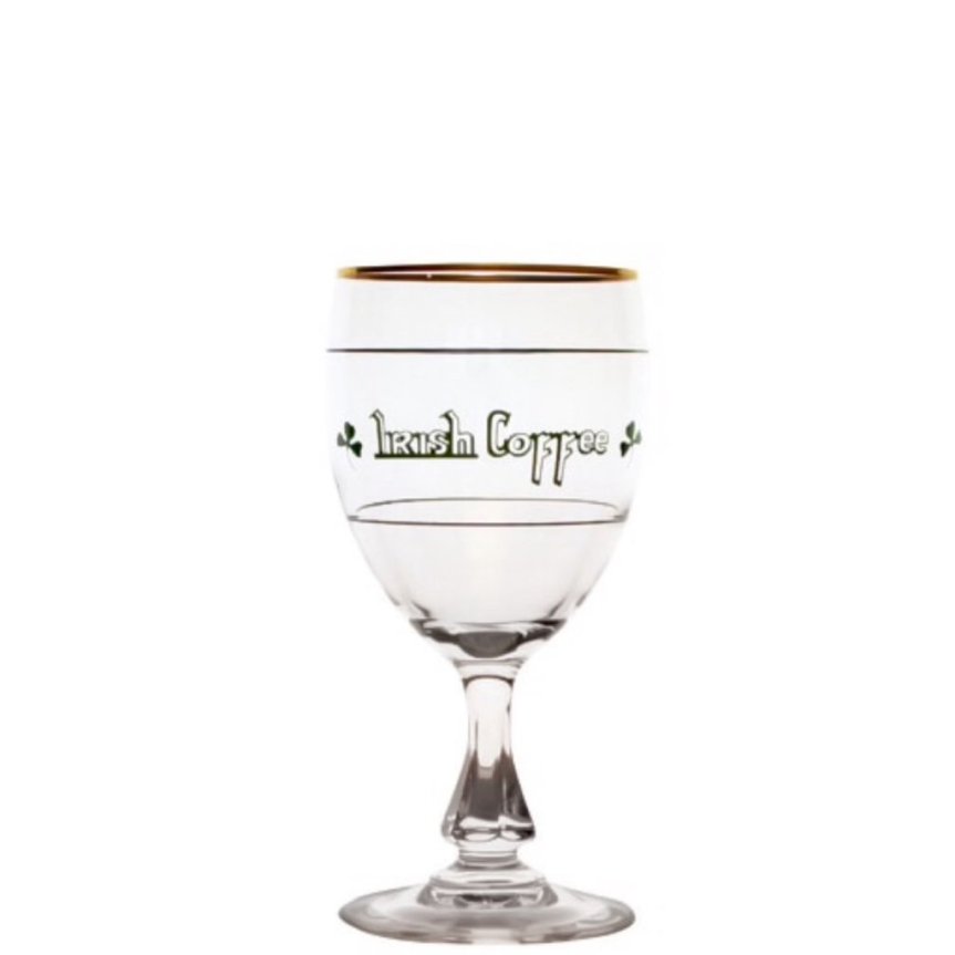 Irish Coffee glass with markings