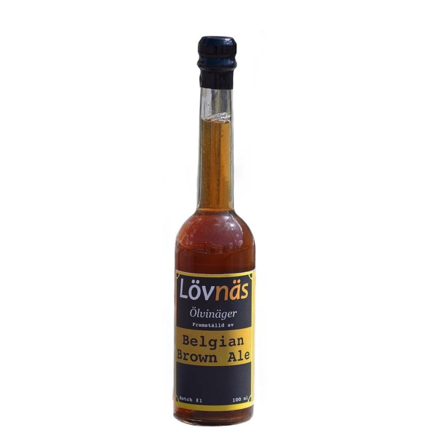 Lövnäs ölvinäger beer vinegar Belgian brown ale