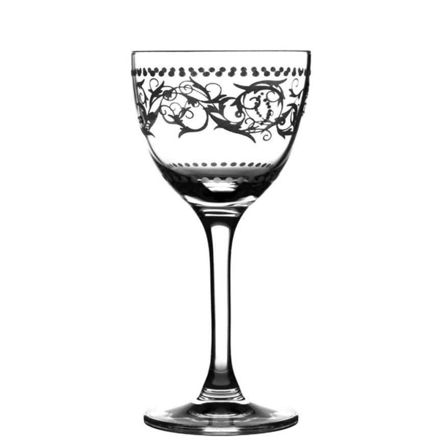 Nick & Nora Dots decored cocktail glass