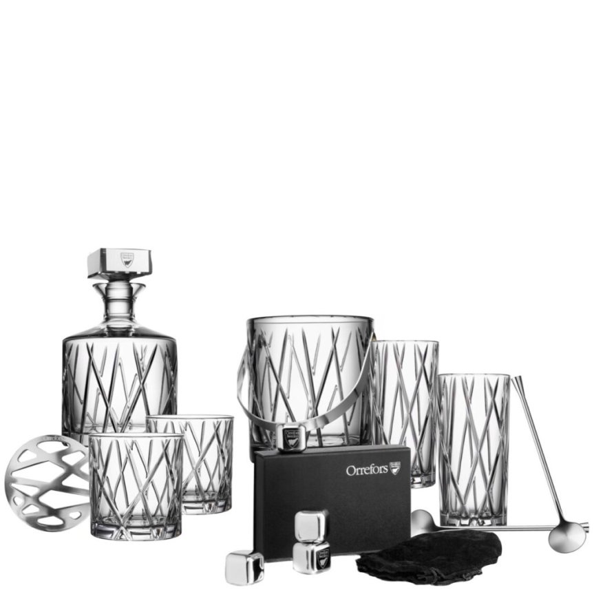 Orrefors Citypaketet city set 20 pieces delar