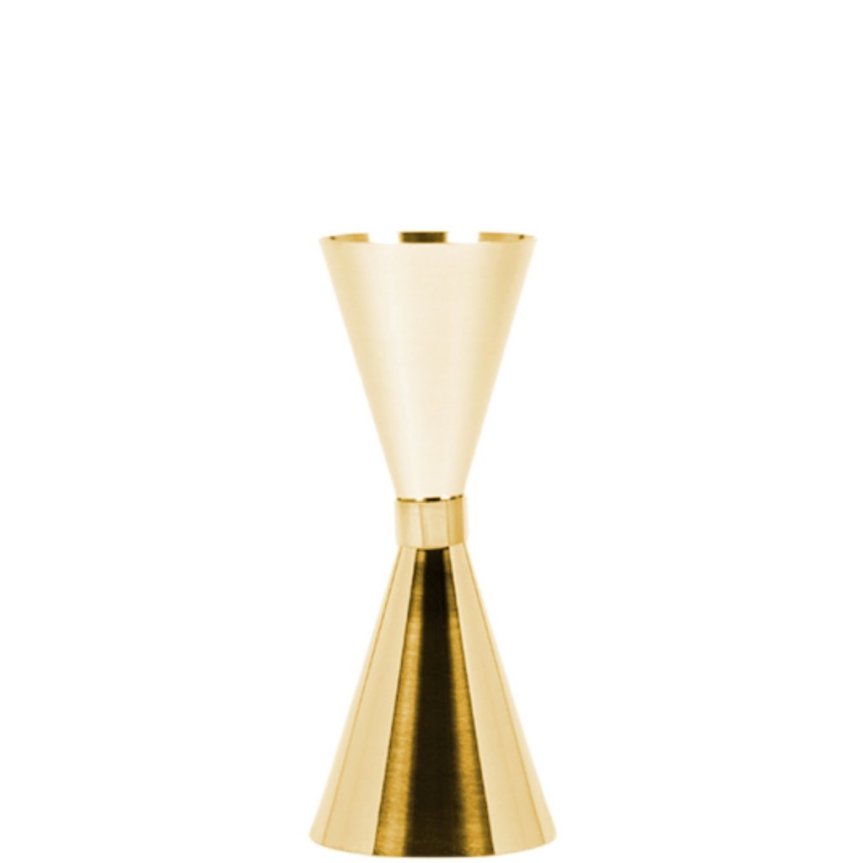 Jigger Mr Slim 30/45/60 ml guldpläterad gold plated