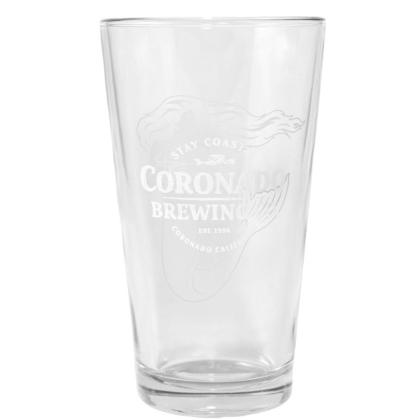 Coronado Brewing ölglas beerglass
