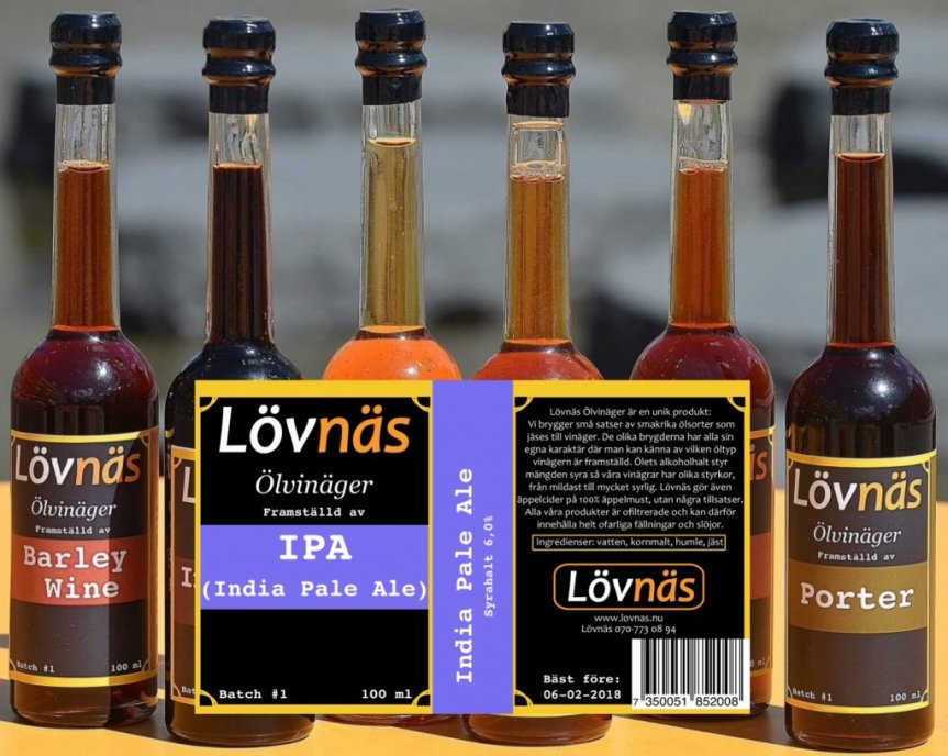 Lövnäs beer vinegar - IPA