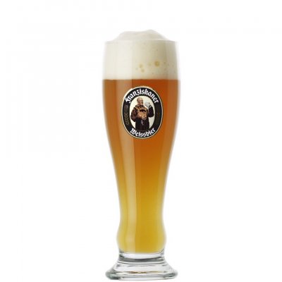 Franziskaner Hefe beer glass 33 cl