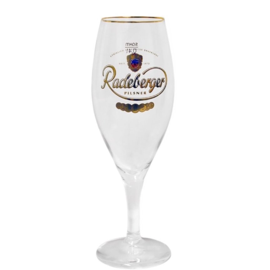 Radeberger beer glass 40 cl