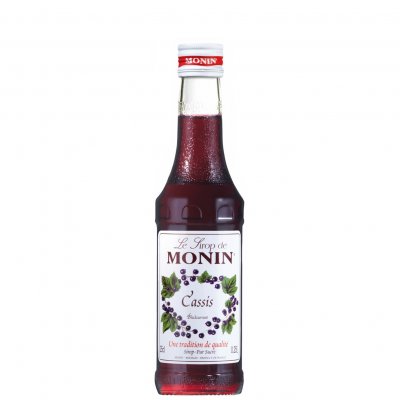 Monin cassis syrup drinkmix smak svarta vinbär