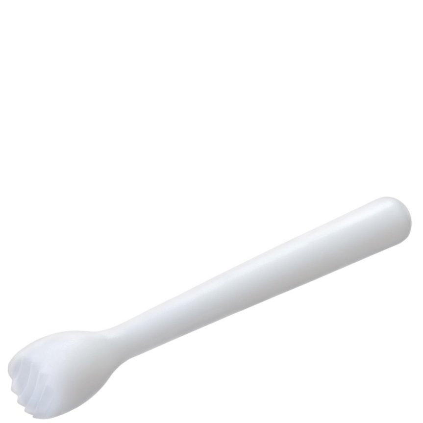 Muddler plastic rippled white
