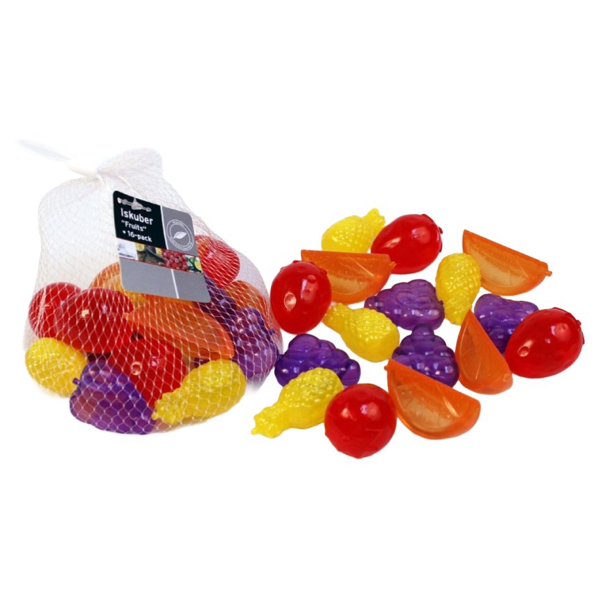 Ice cubes fruits 16 pcs of plastic