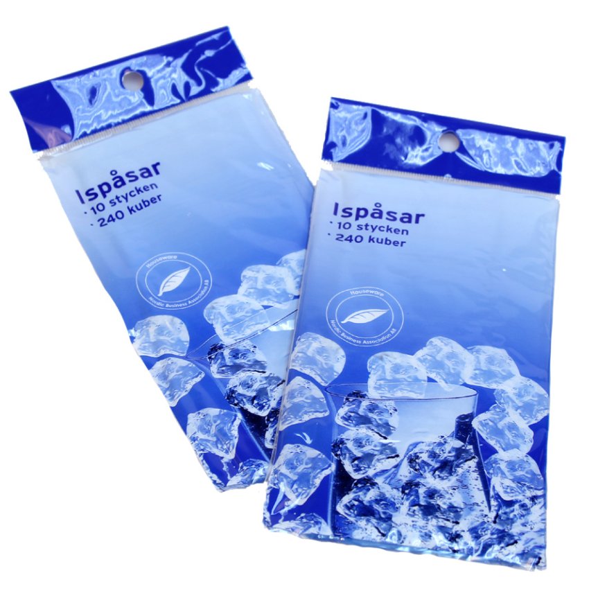 Ice bags 10 pcs 240 ice cubes