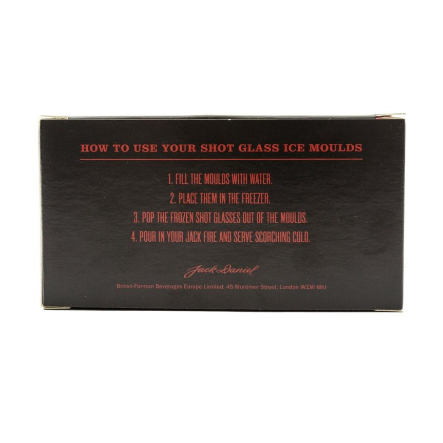 Jack Daniels ice moulds shot glass