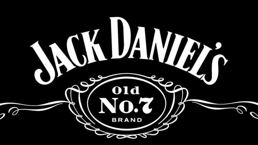 Jack Daniels highball glass - black logo