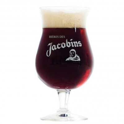 Biéres des Jacobins beer glass 25 cl