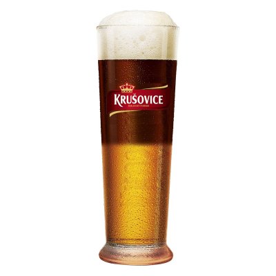 Krusovice beer glass 50 cl