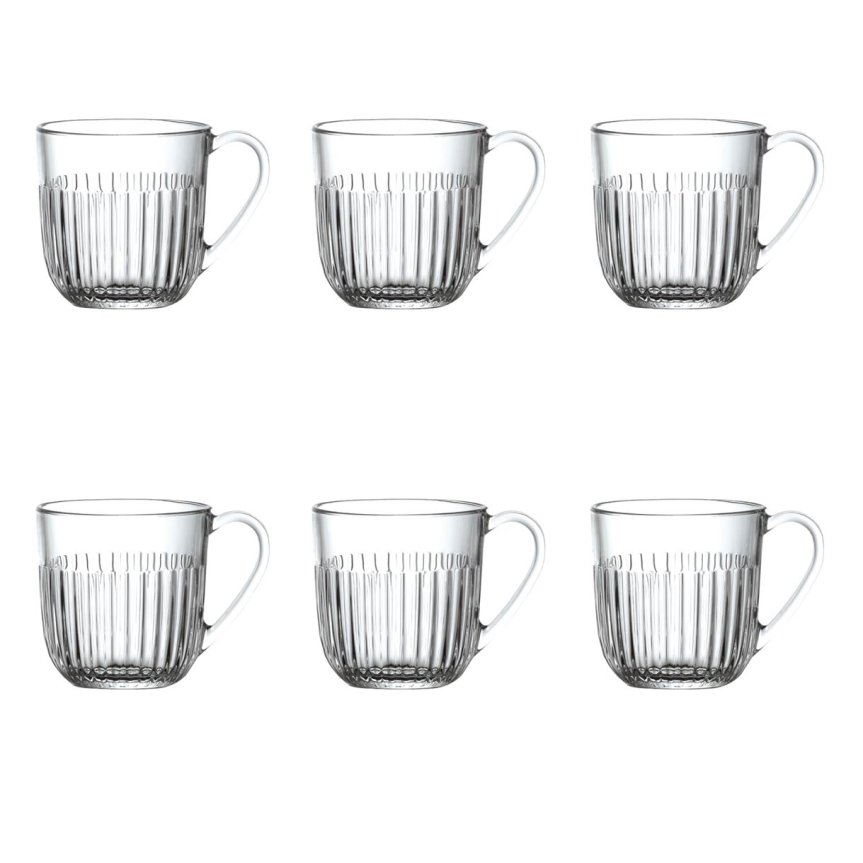 Zoom image of La Rochère Ouessant Coffee Glass with Handle 27 cl – 6-Pack