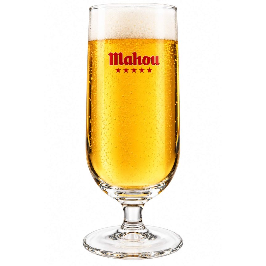 Zoom image of Mahou beer glass 33 cl