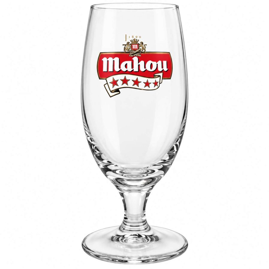 Zoom image of Mahou beer glass 40 cl