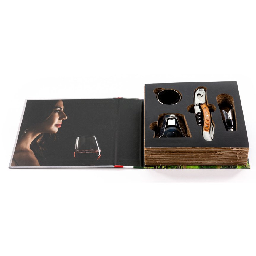 Legnoart Memorabile wine set 4 pieces