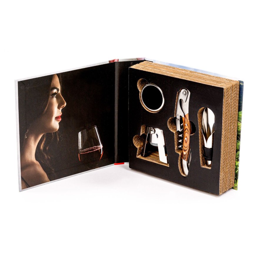 Legnoart Memorabile wine set 4 pieces