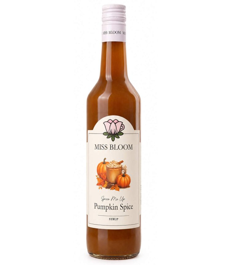 Zoom image of Miss Bloom Pumpkin Spice Syrup – 50 cl